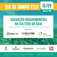 FELS realiza Dia de Campo sobre adubação organomineral na cultura da soja